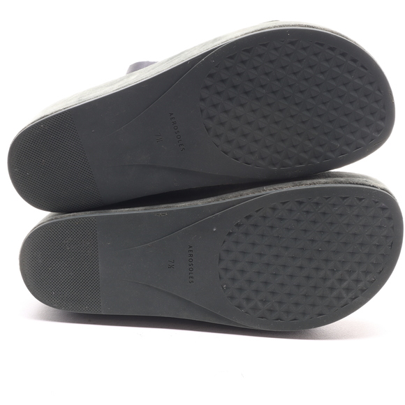 Aerosoles Women DADA Velvet Slide Platforms Shoes 7.5 Forest Green - Picture 11 of 16